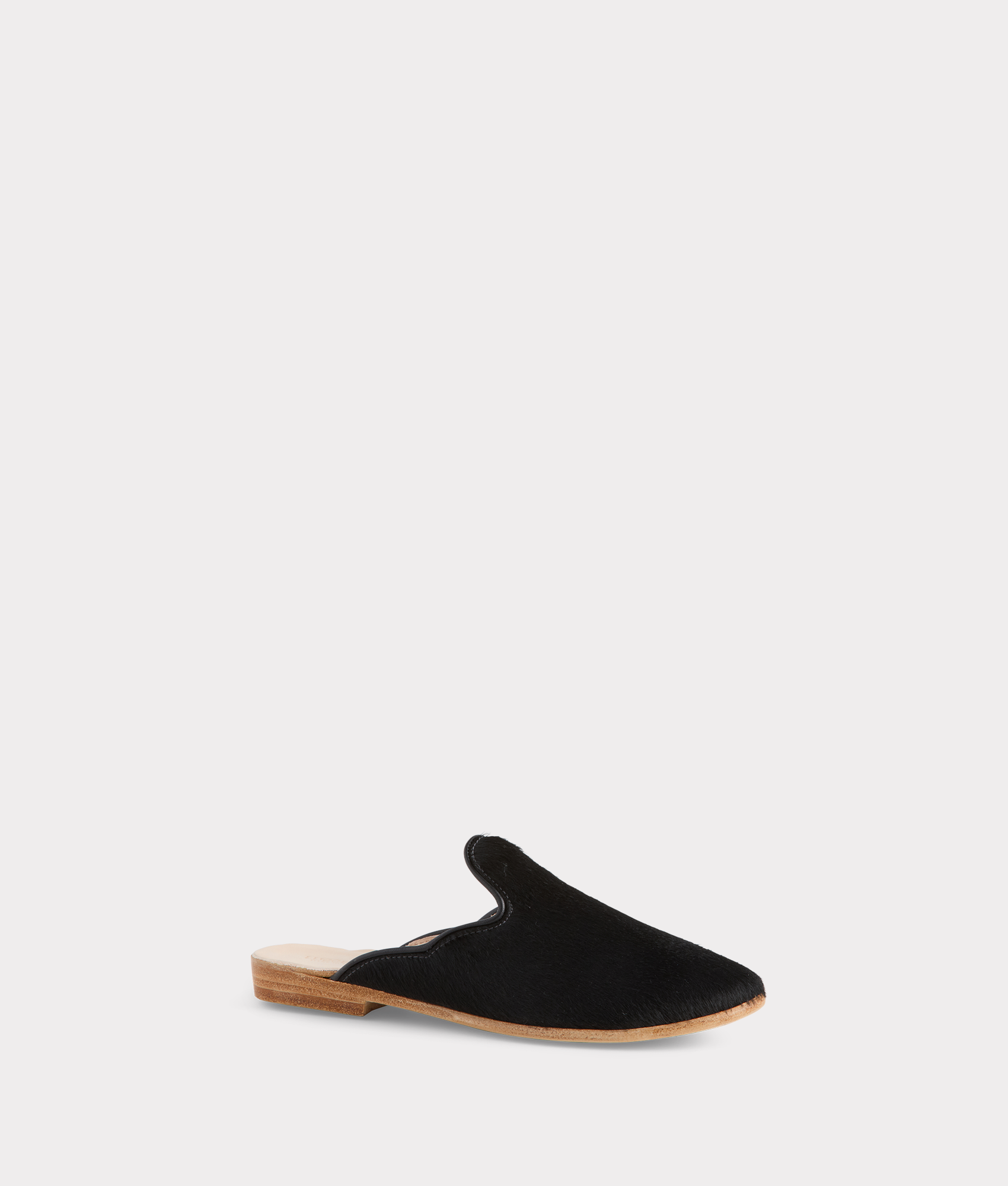 Black Cantle Mule Shoes for Women - Comfortable Slip-On Loafers for Casual Wear, Office & Outdoor Walking