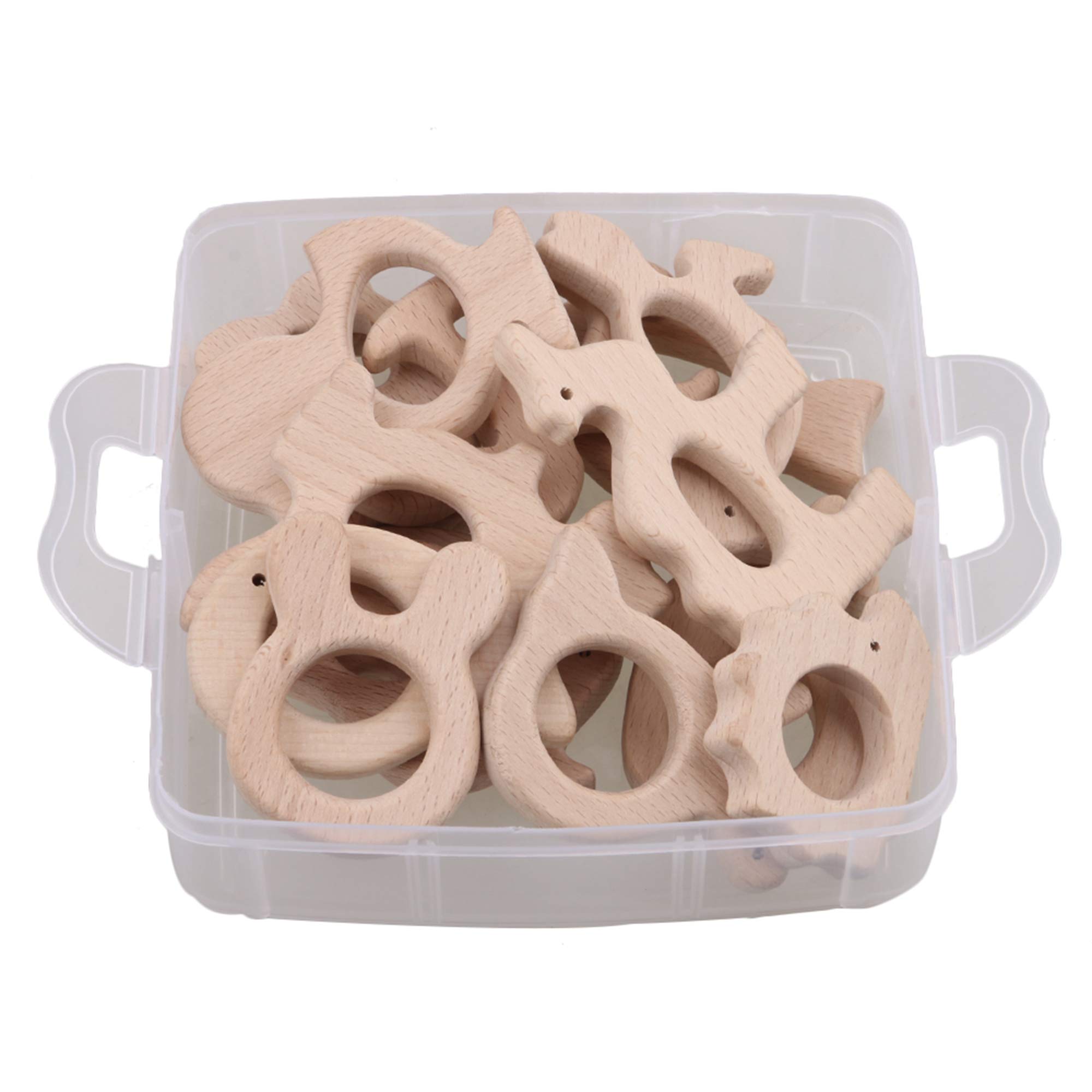 Unpainted Wooden DIY Craft Tools for Molars - Kids Art Projects