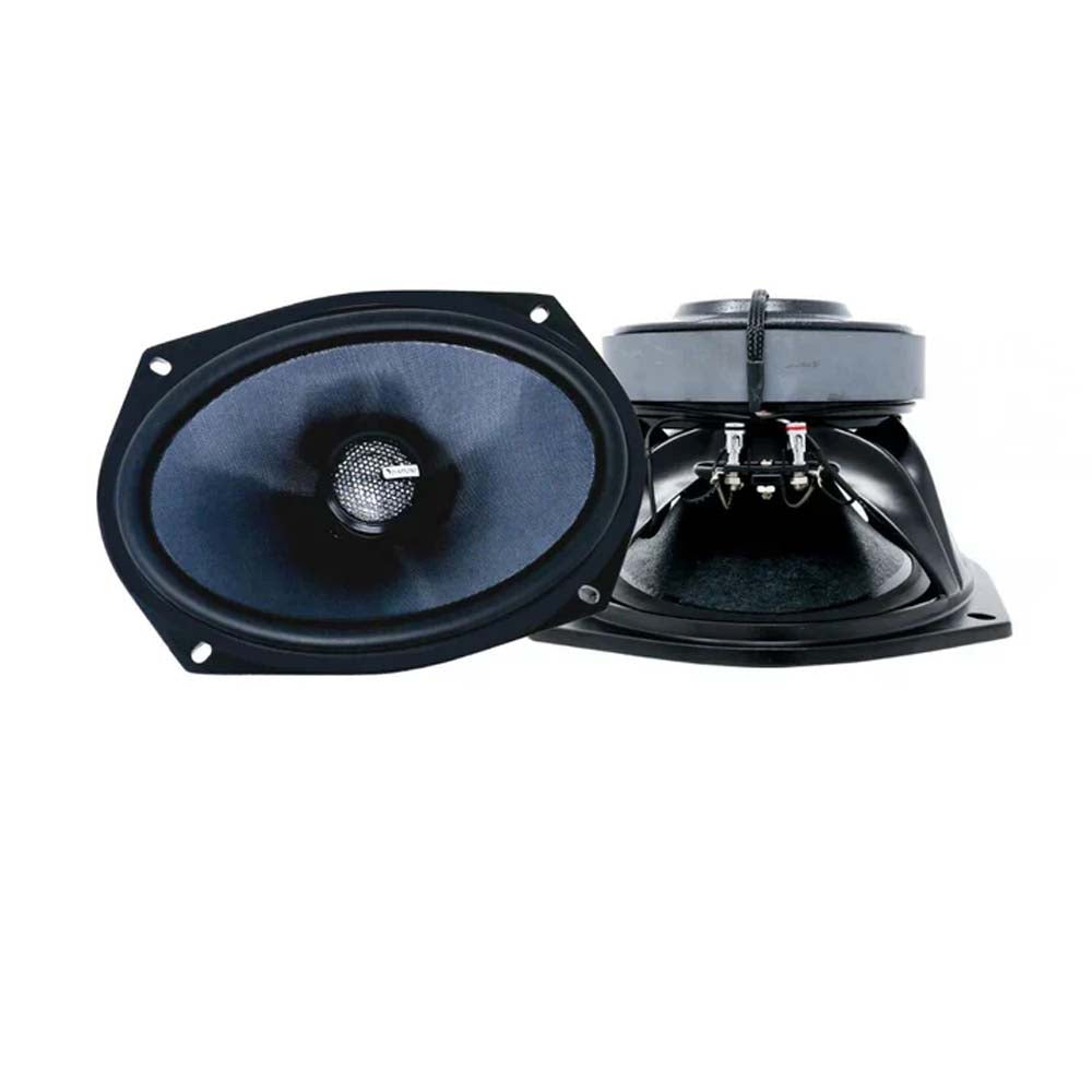 **2014-2023 Harley Davidson® Cut In Lid Kit with Diamond Audio MSMS694LK & MS69CX (4Ω) Speaker + MICRO2V2 2-Channel Class D Amplifier – Perfect for Motorcycle Audio Upgrades & Enhanced Riding Experience**