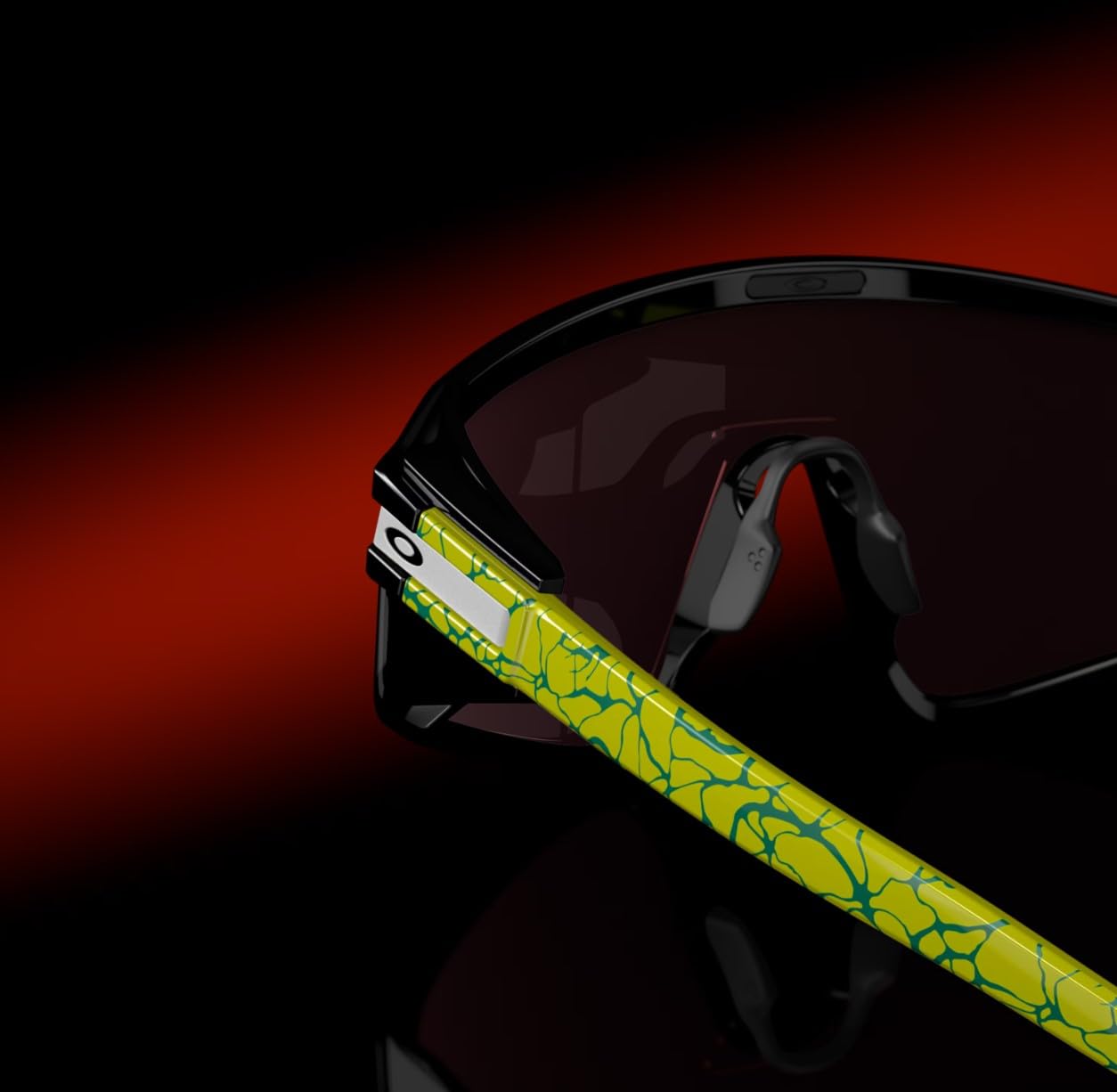 Oakley Latch Panel Sunglasses - Black Ink Frame with Prizm Ruby Lens for Running, Cycling & Outdoor Sports