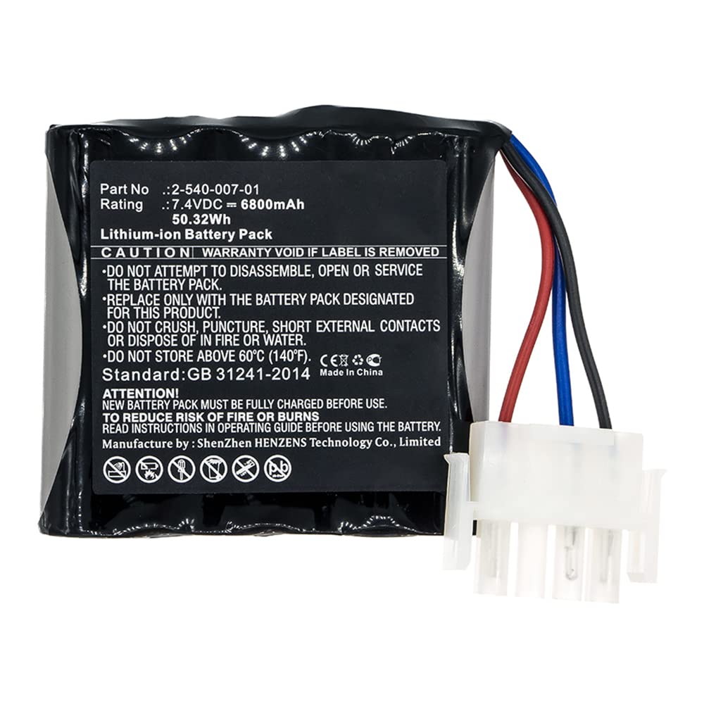 Synergy Digital Replacement Battery for Soundcast Outcast VG7 Speaker - 7.4V 6800mAh Li-ion High Capacity Battery Compatible with Soundcast 2-540-007-01 - Perfect for Outdoor Parties, Camping & Portable Audio Systems