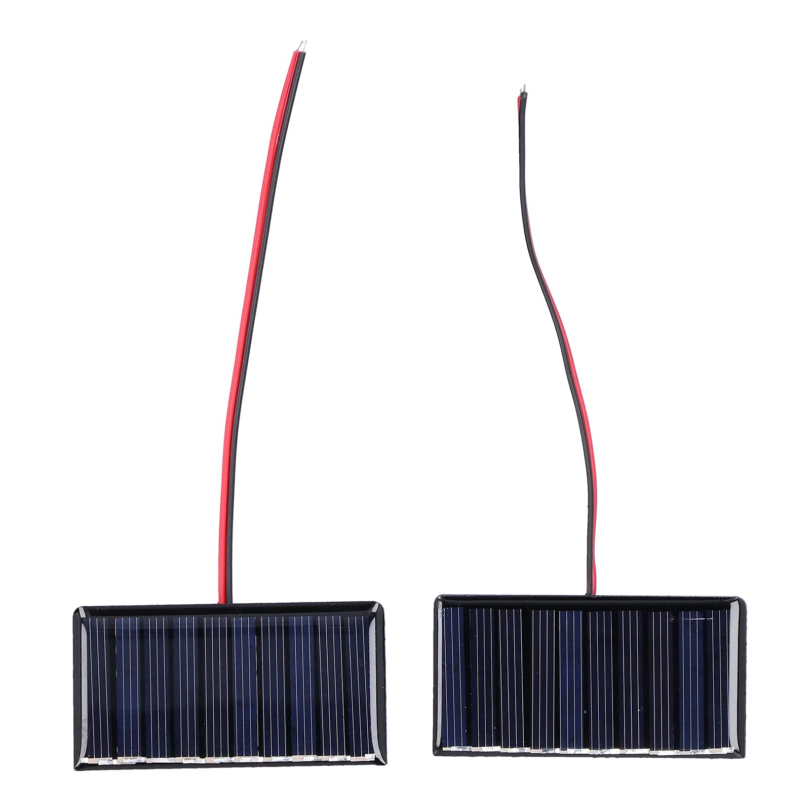 DIY Micro Solar Panel Kit - 2PCS 68x36mm 0.3W 5V Mini Solar Cells for Advertising Lights, Traffic Signals & Outdoor Decor - Perfect for Solar Projects, Garden Lights & Emergency Power Backup