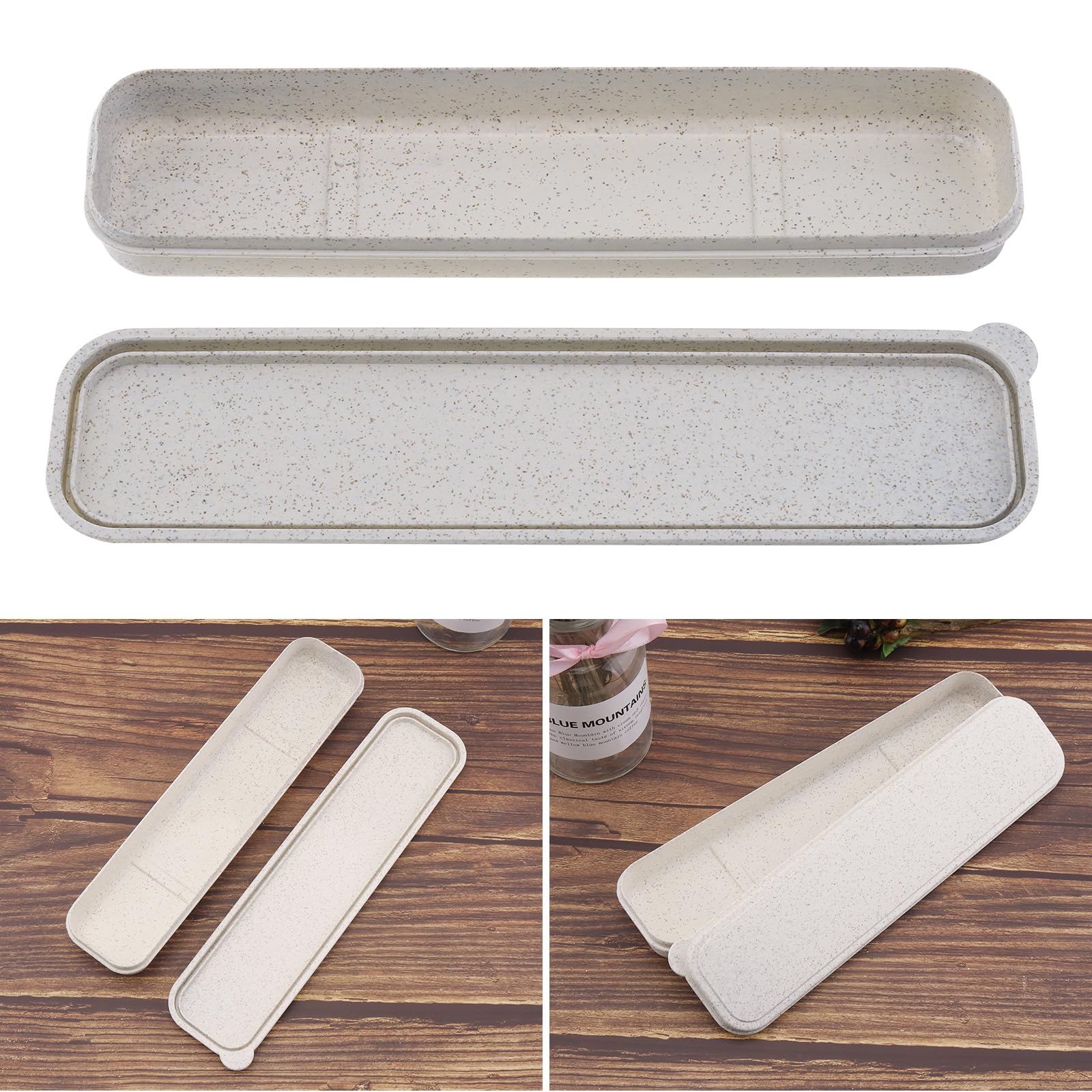 OriGlam Portable Flatware Box - Compact Travel Tableware Storage Case for Utensils, Silverware & Cutlery | Perfect for Camping, Picnics, Office Lunch & Outdoor Dining
