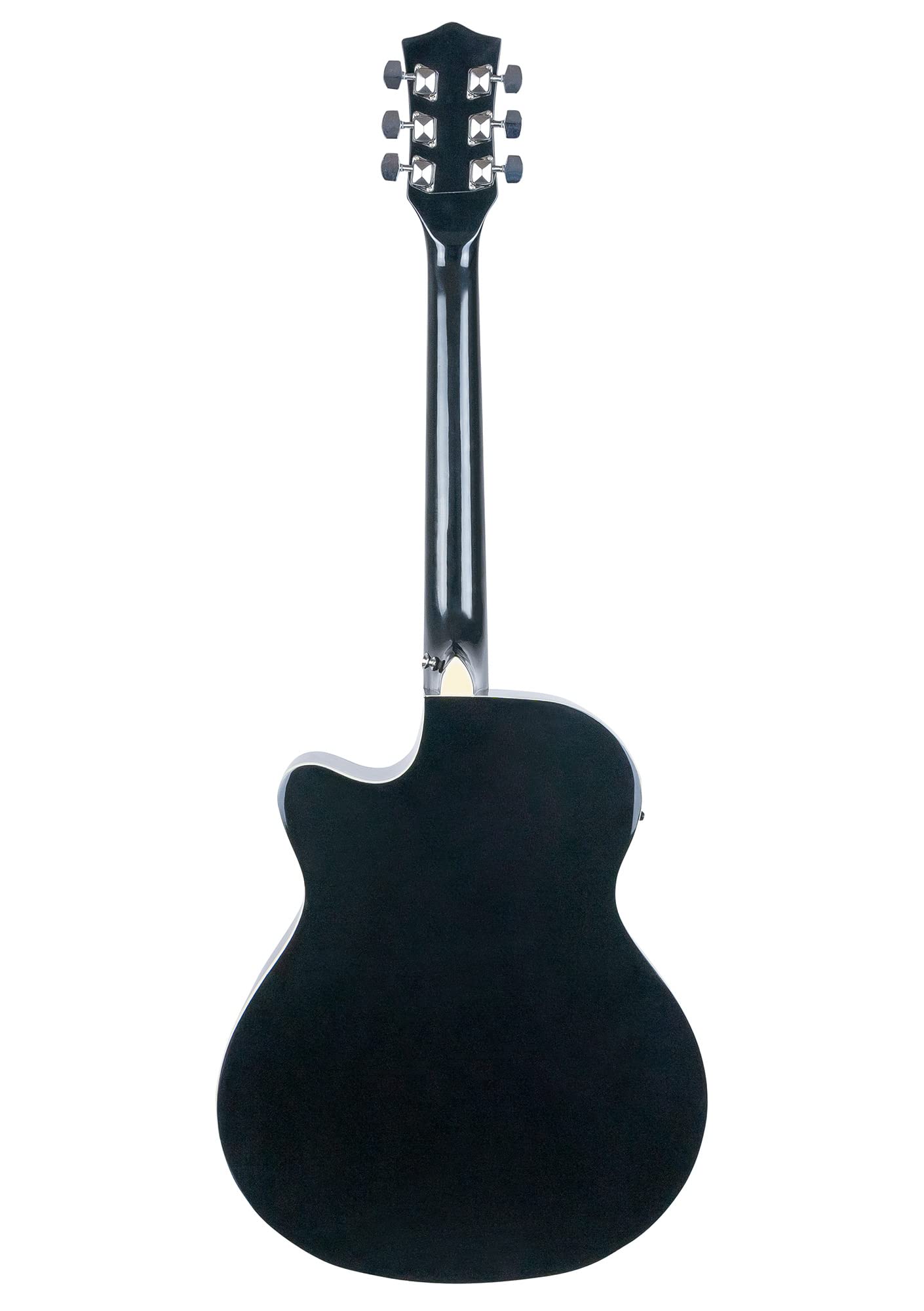 EA-20CE Cutaway Acoustic-Electric Guitar Bundle - Black with Gig Bag, Tuner, Strap, Strings, Cable, Picks & Austin Bazaar DVD | Perfect for Live Performances, Studio Recording & Traveling Musicians