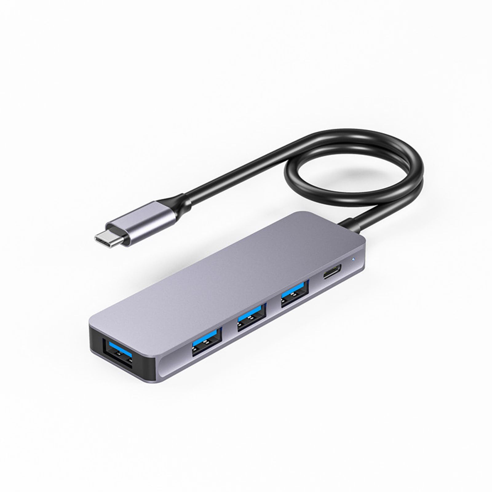Yanwuwa 4-in-1 Multiport USB Hub & Docking Station - USB Adapter for Laptops & Tablets - Connect Mouse, Keyboard & USB Devices - Perfect for Home Office & Travel Use