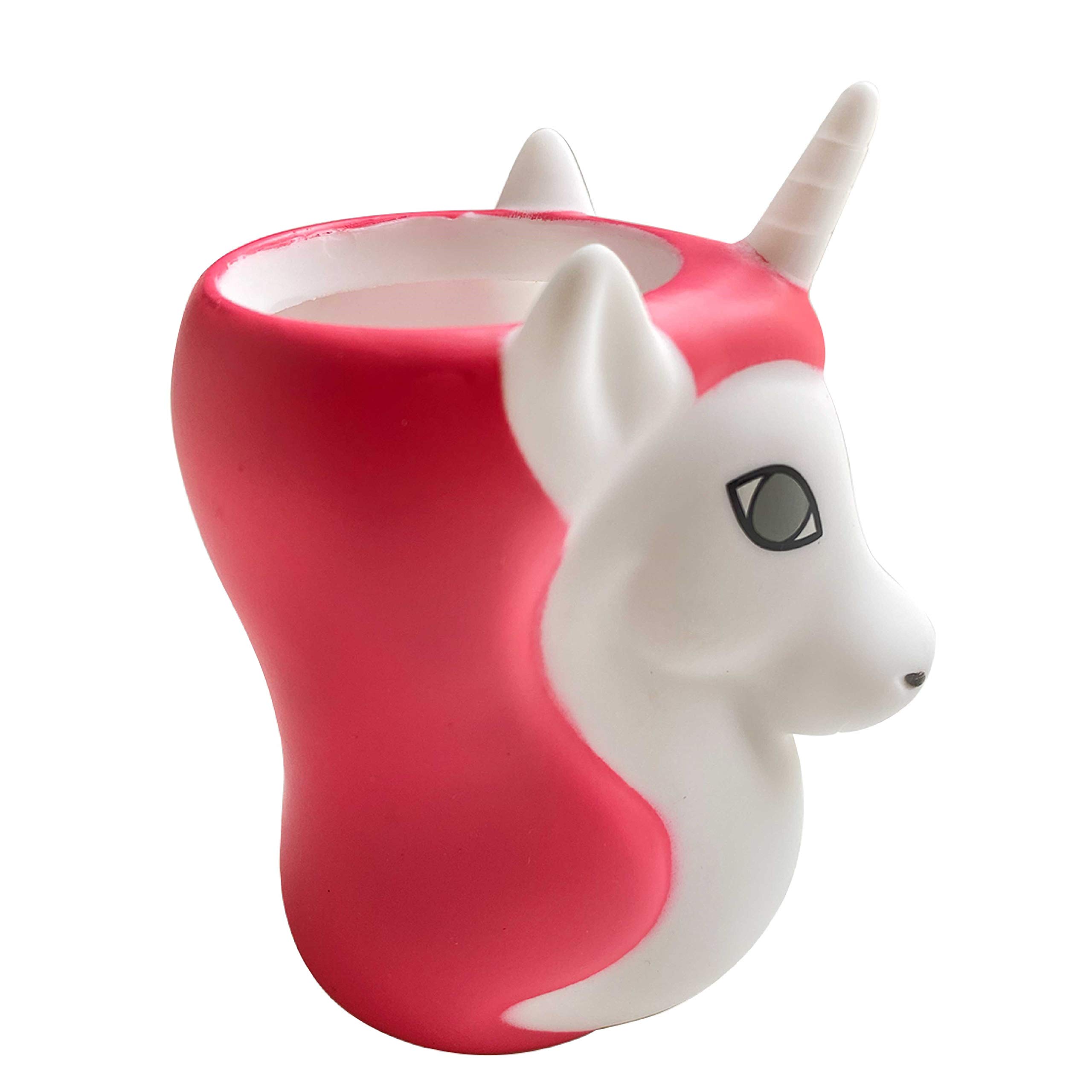 Lily's Home Kids Electric Toothbrush with 2-Minute Flashing Timer, Toothpaste Cup, Cover & Holder - Unicorn Design for Fun Brushing - Perfect for Toddlers & Children's Daily Oral Care Routine