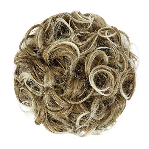 Classic Curly Chignon Hairpiece Bun - Elegant Synthetic Hair Bun for Women | Perfect for Weddings, Prom, Cosplay & Everyday Hairstyles