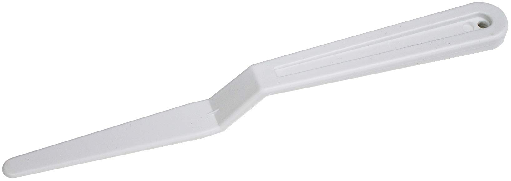 The Crafters Workshop Plastic Palette Knife - Single Size White Artist Tool for Painting, Scraping & Cake Decorating | Perfect for Acrylics, Oils & DIY Crafts