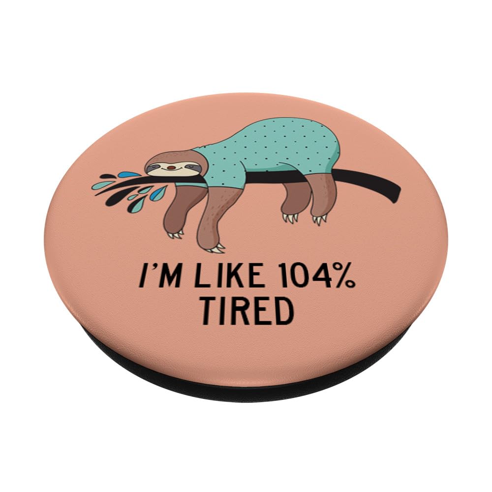 Adorable Sleepy Sloth PopSocket - Cute Gift for Her - Perfect for Phones & Tablets