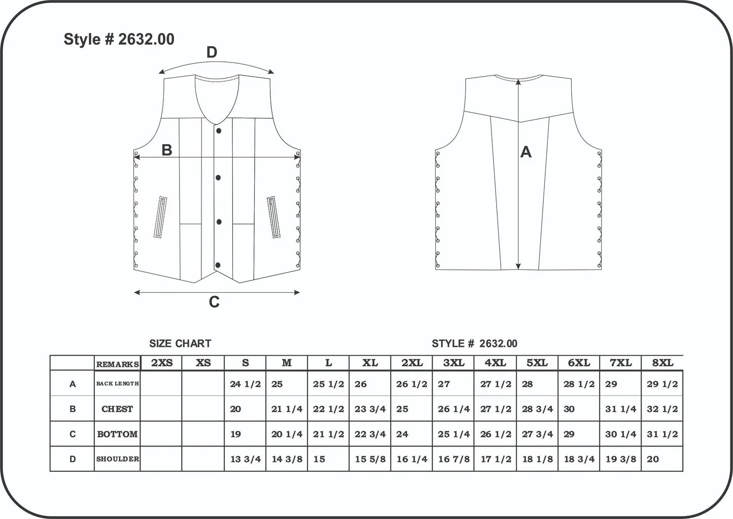 Open Road Men's 10 Pocket Leather Vest - Stylish Biker Jacket for Motorcycle Riding & Outdoor Adventures