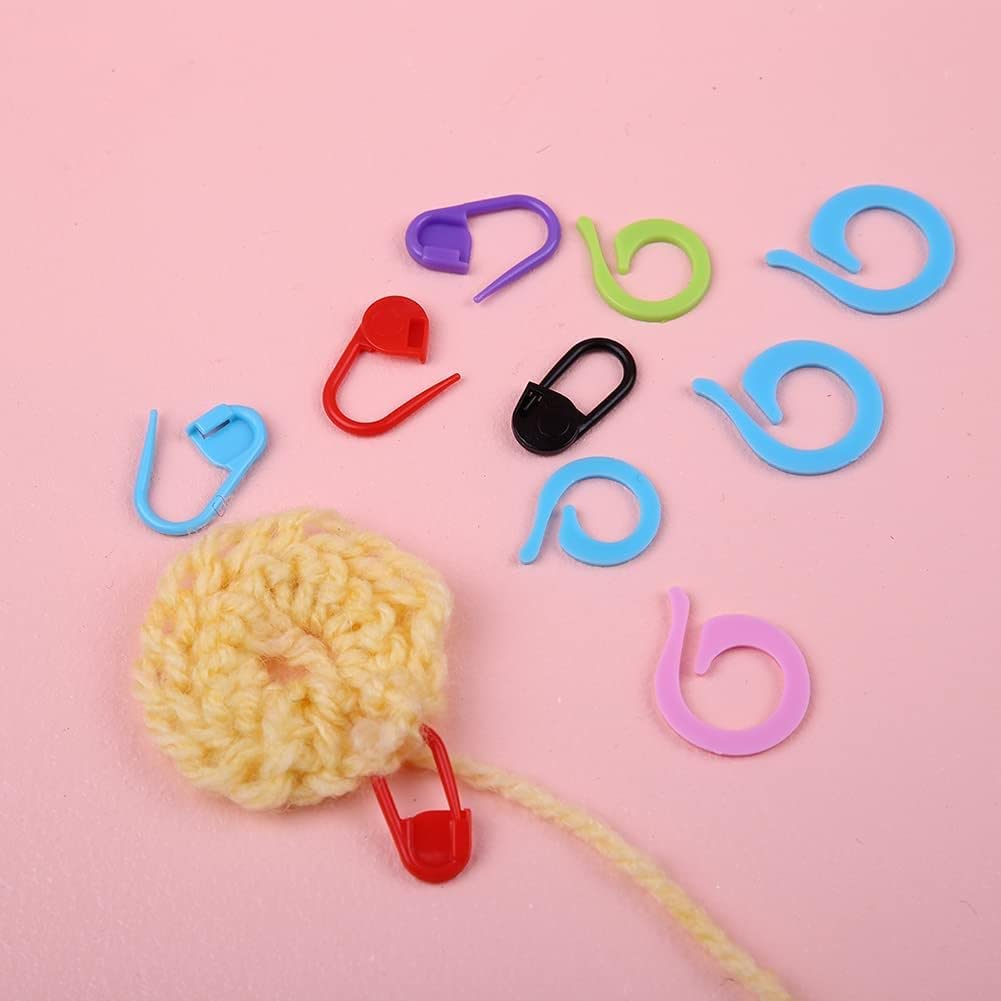 ELINKA Complete Knitting Kit with Needles, Hooks, Stitch Markers & Storage Case - Perfect for Beginners & Advanced Knitters - DIY Yarn Craft, Crochet & Handmade Projects