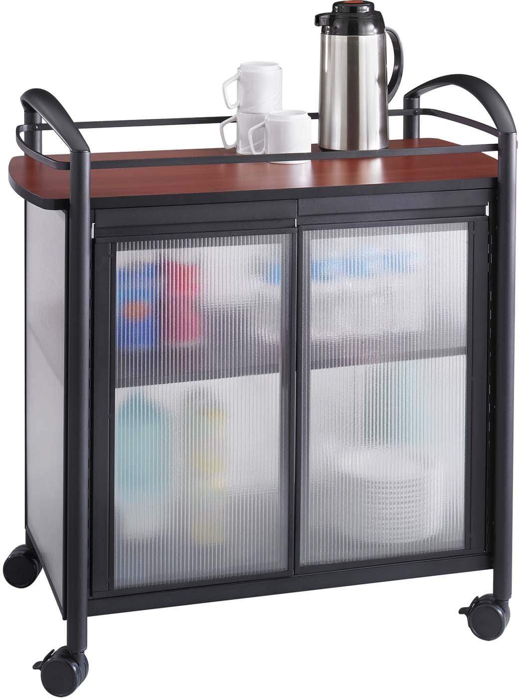 Impromptu® Premium Refreshment Cart - Mobile Beverage & Hospitality Cart for Hotels, Events & Catering - Model 8966 - Perfect for Serving Drinks & Snacks at Parties, Weddings & Corporate Functions