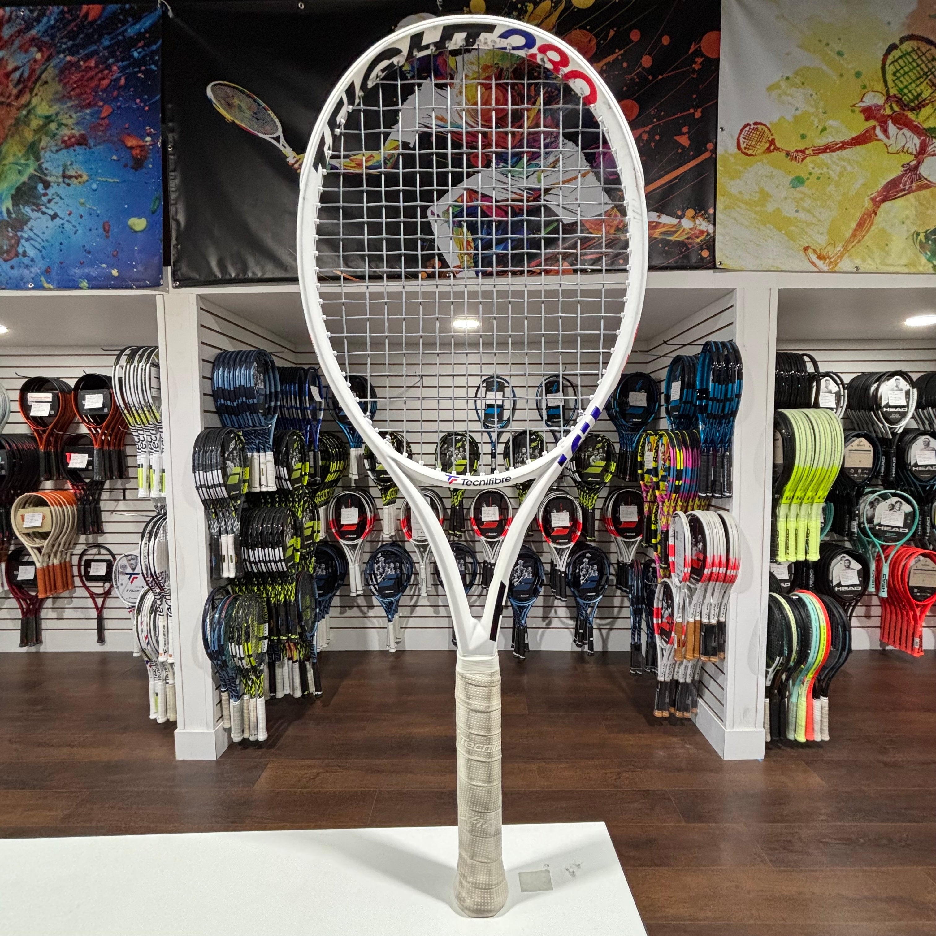 Tecnifibre TFight 280 Tennis Racket ISO Grip Size 4 1/4 (8/10 Condition) - Used Tennis Racket for Intermediate Players, Perfect for Training & Competitive Matches