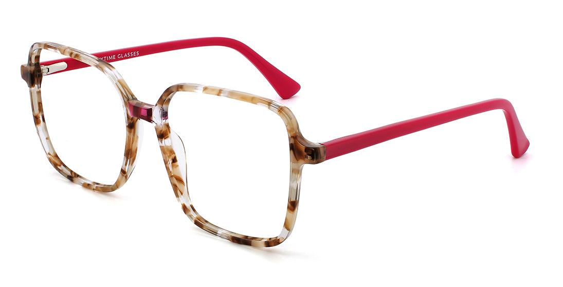 WD2173 Brown Pattern Reader - Stylish and Durable Reading Glasses for Men & Women - Perfect for Reading, Working, and Outdoor Activities