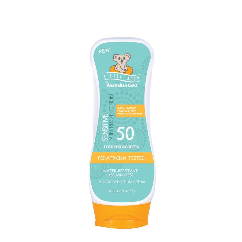 Australian Gold Little Joey Kids SPF 50 Sunscreen Lotion - Water-Resistant, UVA/UVB Protection for Outdoor Play, Swimming & Beach Activities