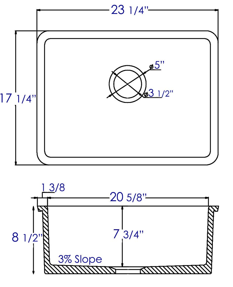 ALFI AB2317 Stainless Steel Kitchen Sink - 33