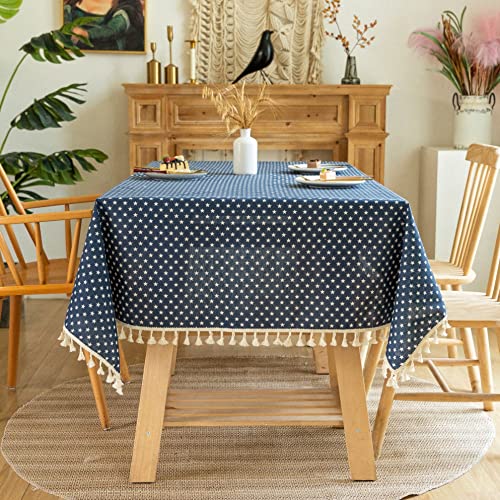 Navy Blue Cute Five-pointed Stars