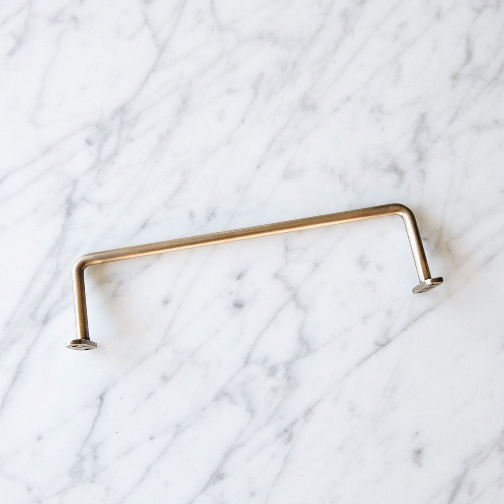 Premium Brass Towel Bar - Heavy Duty Bathroom Towel Rack with Rust-Resistant Finish - Perfect for Bathroom, Spa, and Luxury Home Decor