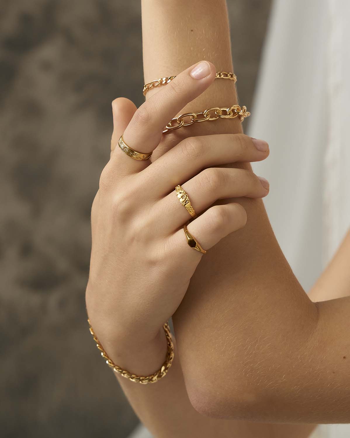 Verona Bracelet for Women - Elegant Gold & Silver Beaded Chain Bracelet | Perfect for Casual Wear, Office & Special Occasions