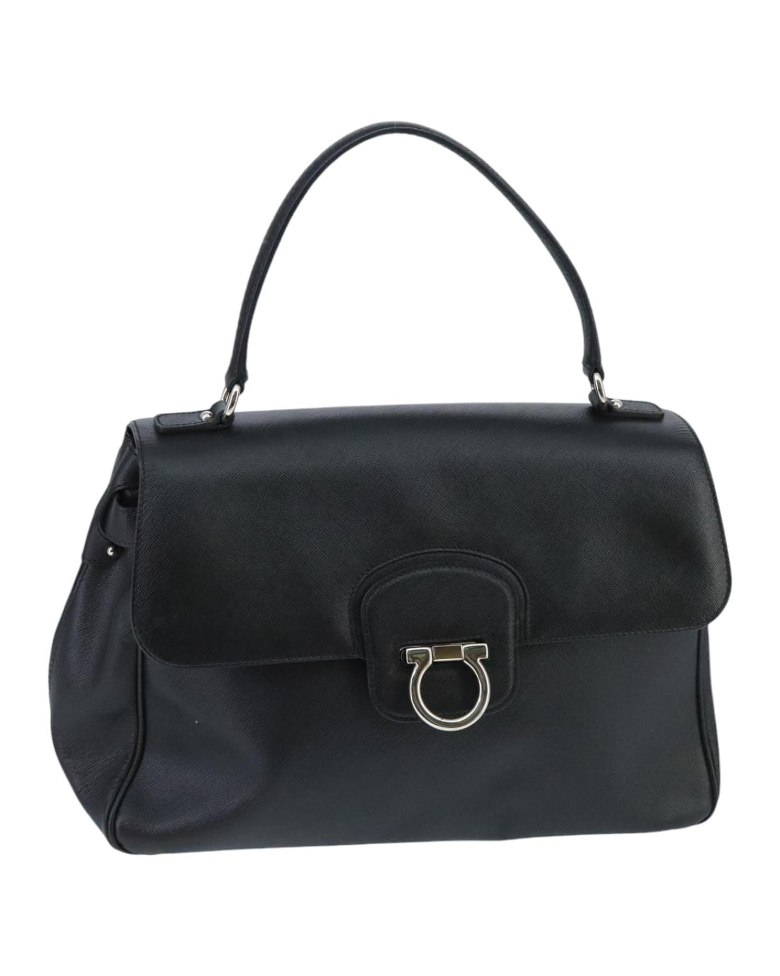 21G560 Genuine Black Leather Satchel for Women - Stylish Handbag for Work, Travel & Everyday Use