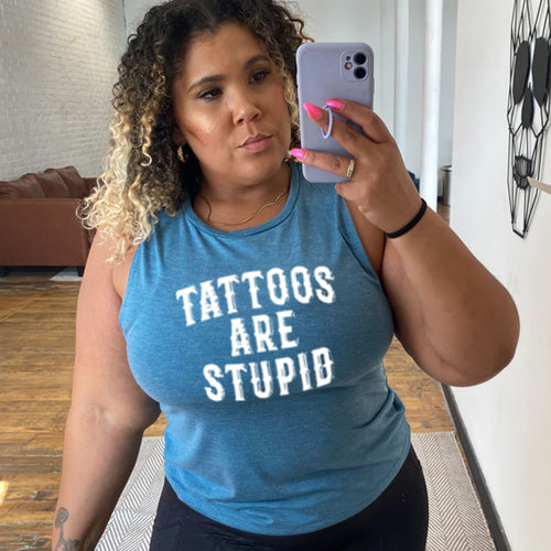 Cool & Comfortable Muscle Tank Tops for Men & Women - Perfect for Gym, Workout & Casual Wear - Funny Tattoo Design