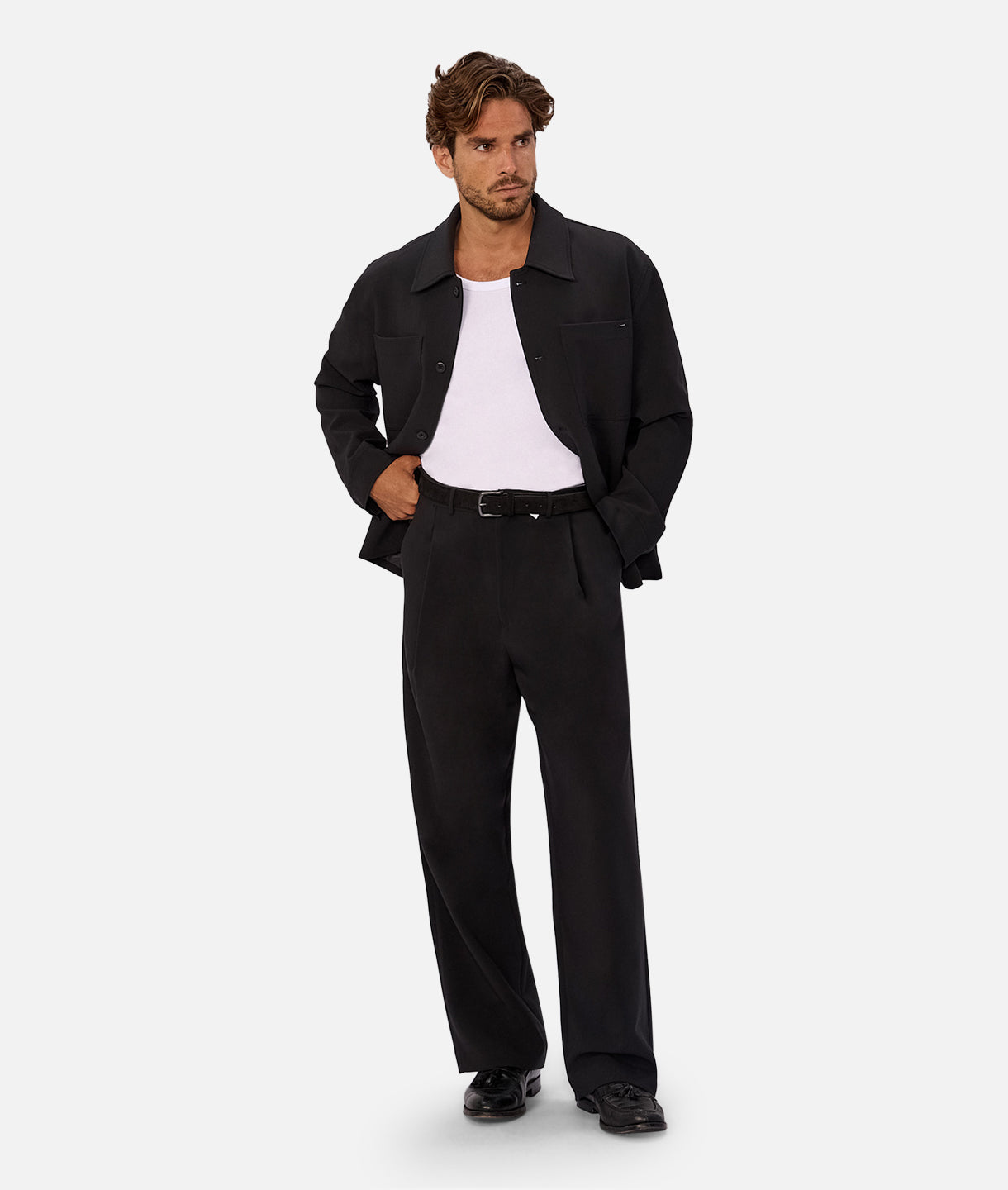 Lusso Pant - Premium Black Dress Pants for Men | Comfortable & Stylish Office Wear | Perfect for Business, Formal Events & Everyday Elegance