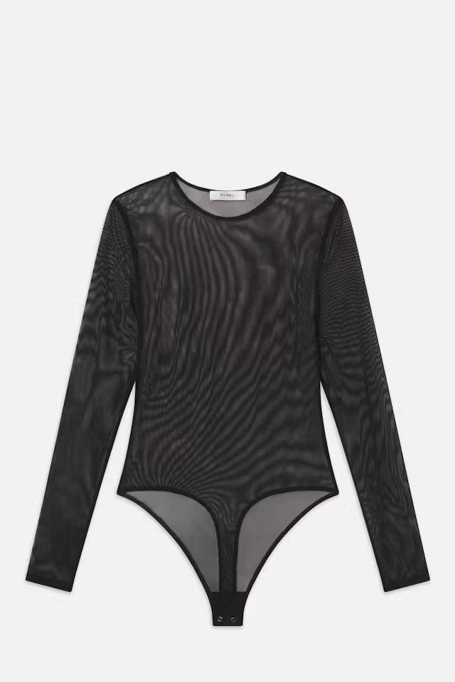 Women's Frame Stretch Mesh Bodysuit - Seamless Shapewear for Tummy Control & Slimming - Perfect for Yoga, Workout & Everyday Wear