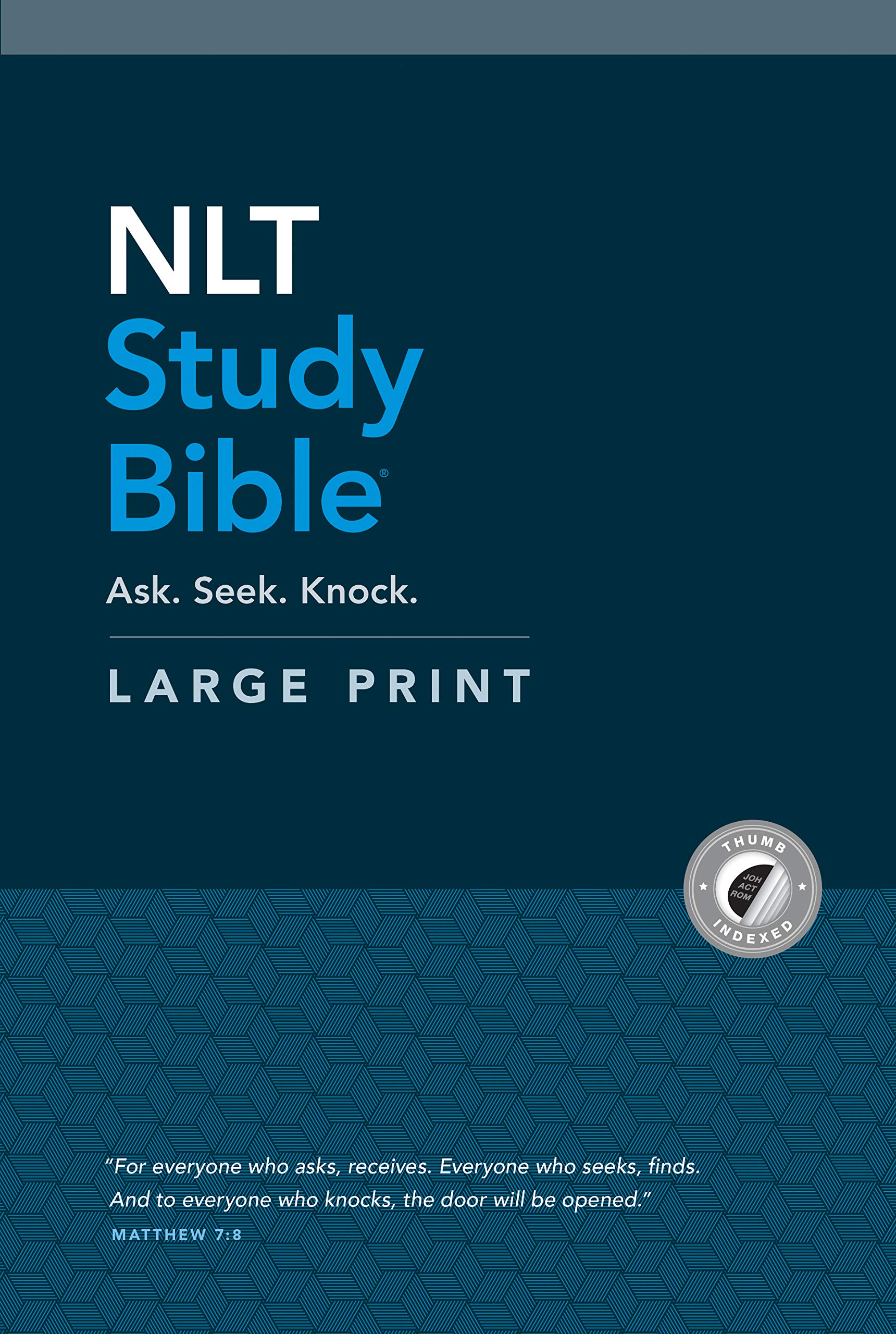 NLT Study Bible Large Print Hardcover - Red Letter Edition with Index | Perfect for Church, Bible Study & Personal Devotion