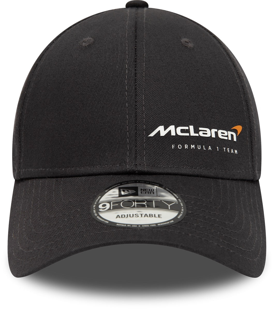 McLaren F1 New Era 9Forty Adjustable Snapback Cap - Official Team Logo - Anthracite Grey - Perfect for Racing Fans & Streetwear Fashion