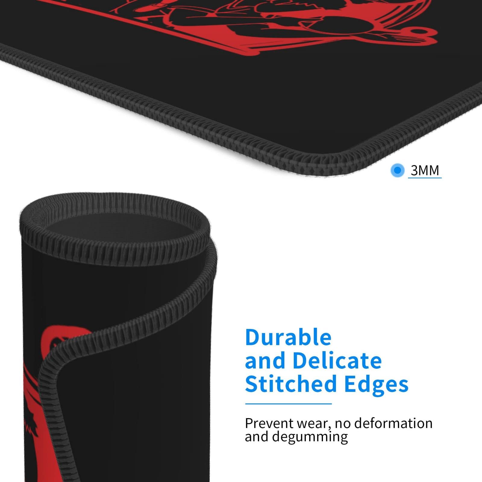 SIYTUAU Waterproof Non-Slip Rubber Mouse Pad - 10x12 Inch Gaming & Office Desk Mat for Table Tennis Players, Laptop Users - Perfect for Esports, Work & Home Office