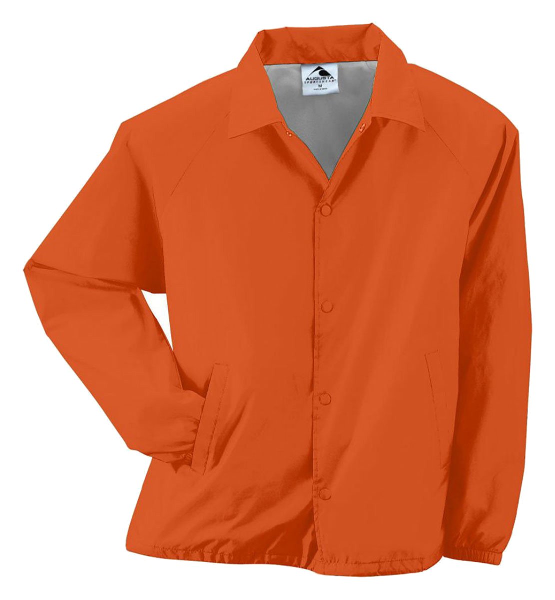 Augusta Sportswear Coach's Jacket 3100 - Red Windbreaker for Coaches & Athletes - Perfect for Outdoor Sports, Training & Casual Wear