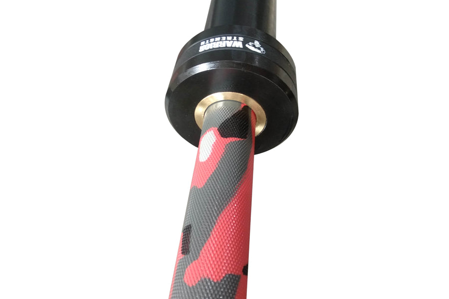 Warrior 6 Bearing Cerakote Bar (Red Camo) - High Performance Skateboard Bearings for Smooth Riding - Perfect for Street Skating, Park Tricks & Longboard Cruising