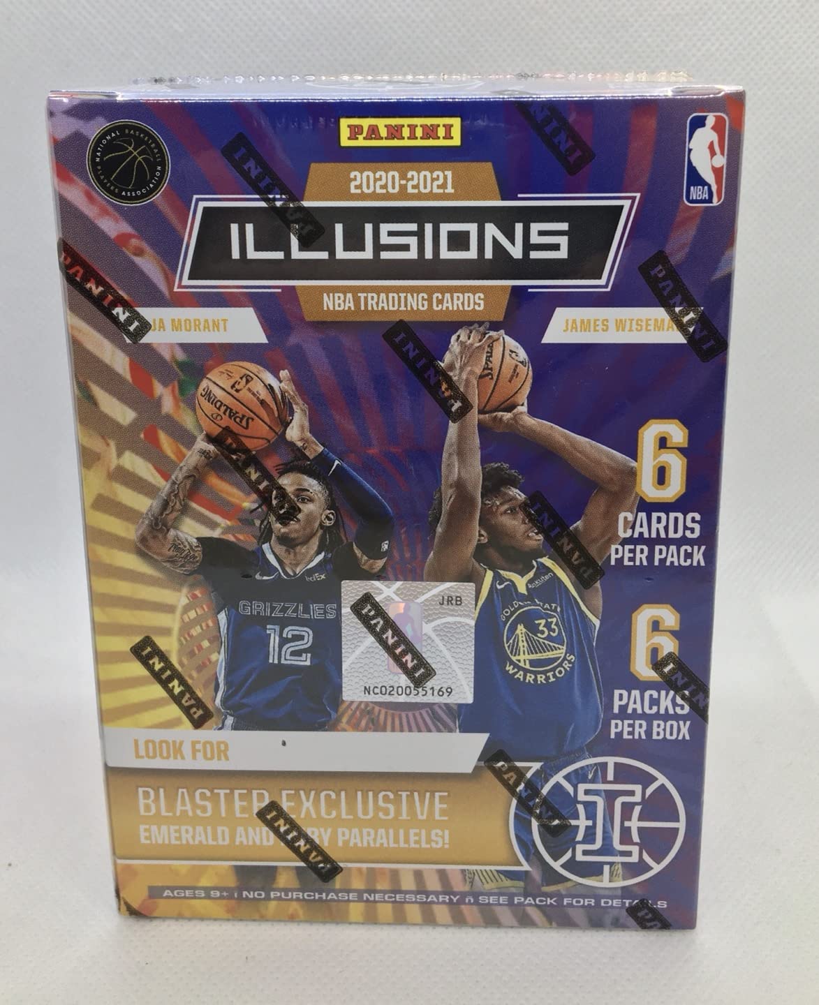 2020-21 Panini Illusions Basketball Blaster Box - 36 Packs (6 NBA Trading Cards per Pack) - Mint Condition - Perfect for Collectors, Gifts & Fantasy Sports Enthusiasts