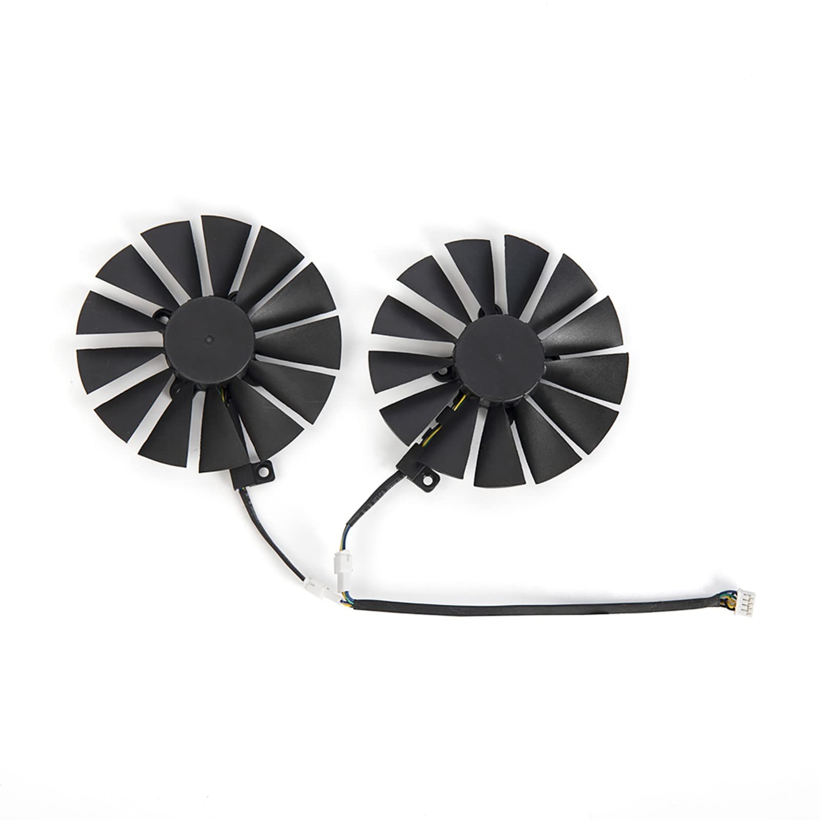 95mm T129215SM GPU Cooling Fan - Compatible with ASUS STRIX RX 470/570/580, GTX 980/1050Ti/1070Ti/1080Ti - High Performance Graphics Card Fan for PC Gaming & Mining Rigs - Perfect for Overclocking & Extended Gaming Sessions (1PC, Black)