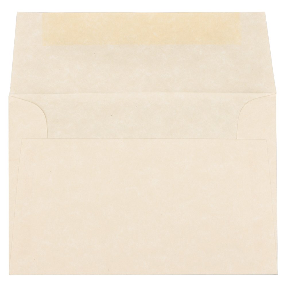 JAM PAPER 4Bar A1 Parchment Invitation Envelopes - 3 5/8