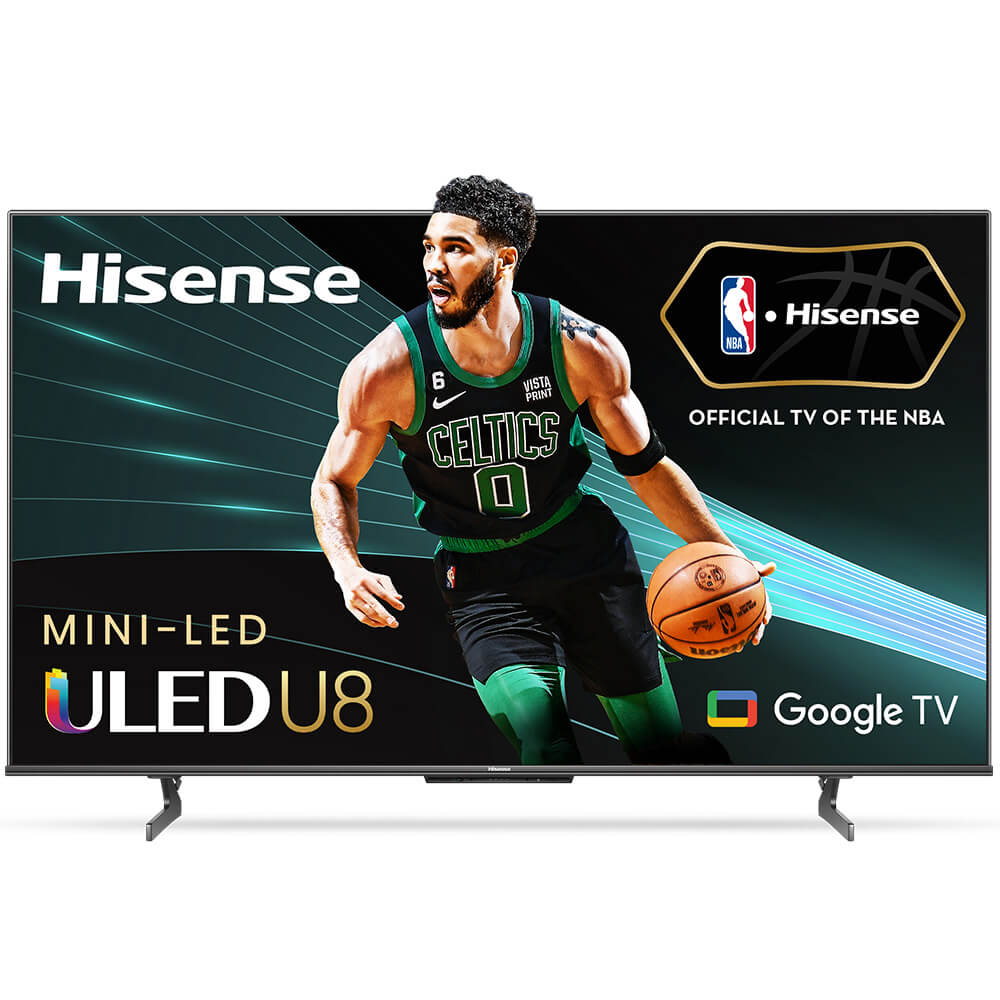 Hisense 65U8H 65-Inch 4K UHD Quantum Dot QLED Smart Google TV with Dolby Vision - Perfect for Home Theater & Streaming Netflix, Hulu, Prime Video
