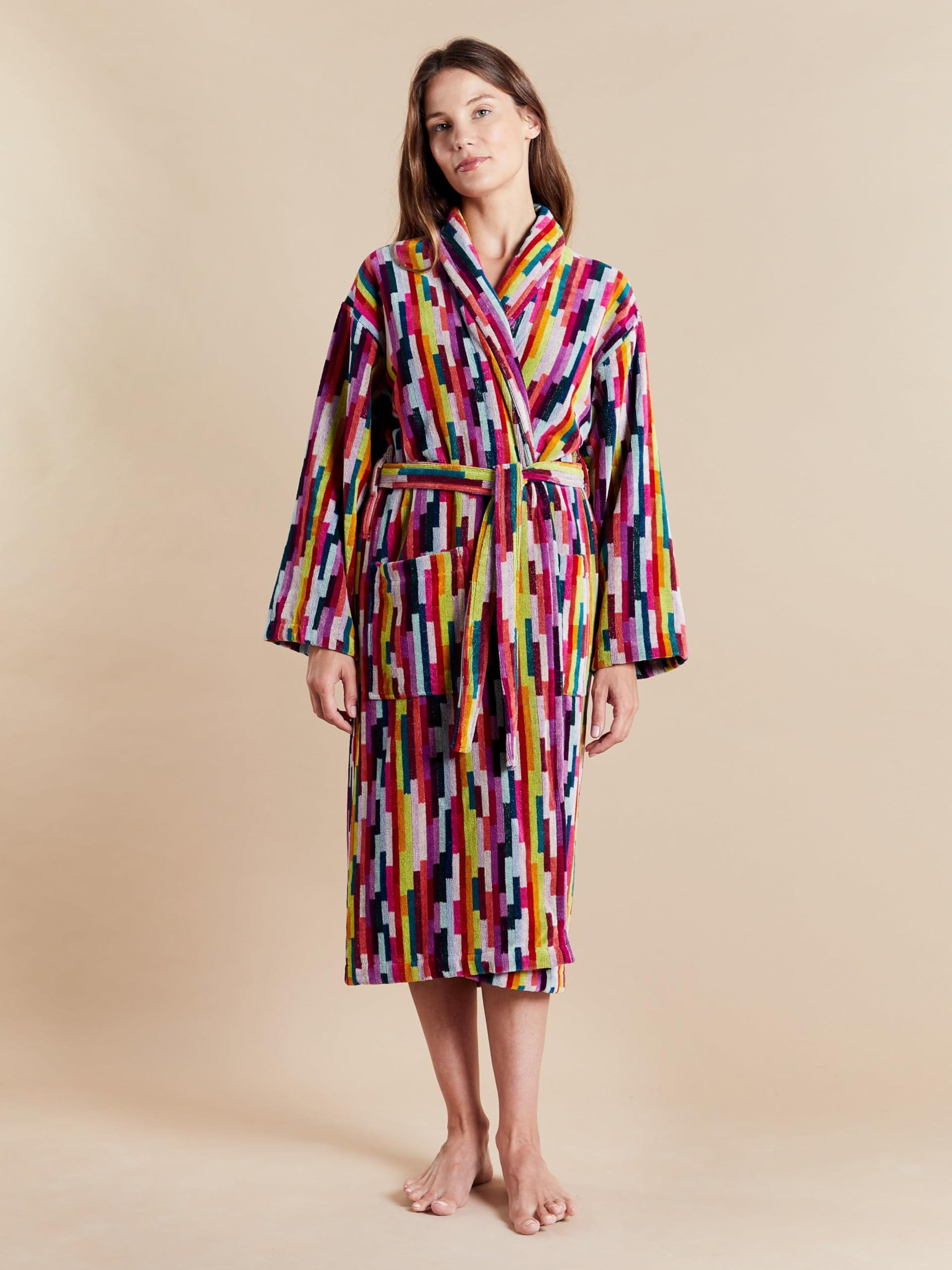 Luxury British Robe for Women - Soft & Elegant Cotton Bathrobe - Perfect for Spa, Relaxation & Home Comfort
