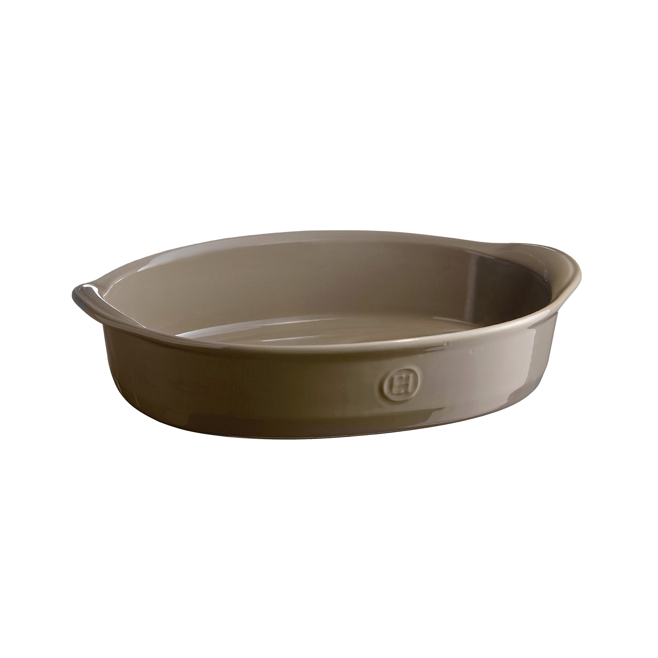 Emile Henry Ultimate Oval Oven Dish 2.4 Quart - Flint Stoneware Baking Casserole for Roasting, Cooking & Serving - Perfect for Thanksgiving, Casseroles & Family Dinners