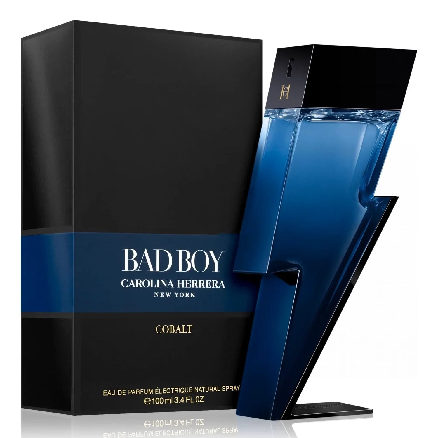 Carolina Herrera Bad Boy Cobalt Eau de Parfum for Men - Fresh & Masculine Cologne Spray - Perfect for Date Nights & Special Occasions