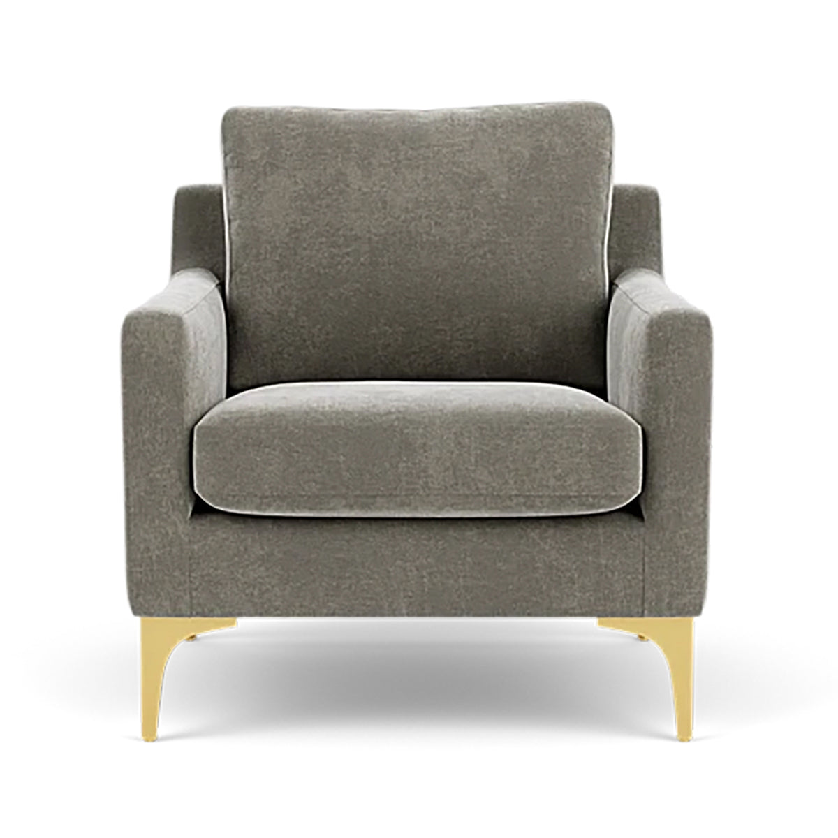 Astha Fabric Armchair - Modern Upholstered Accent Chair for Living Room, Bedroom & Office - Comfortable Lounge Chair with Soft Fabric & Sturdy Frame