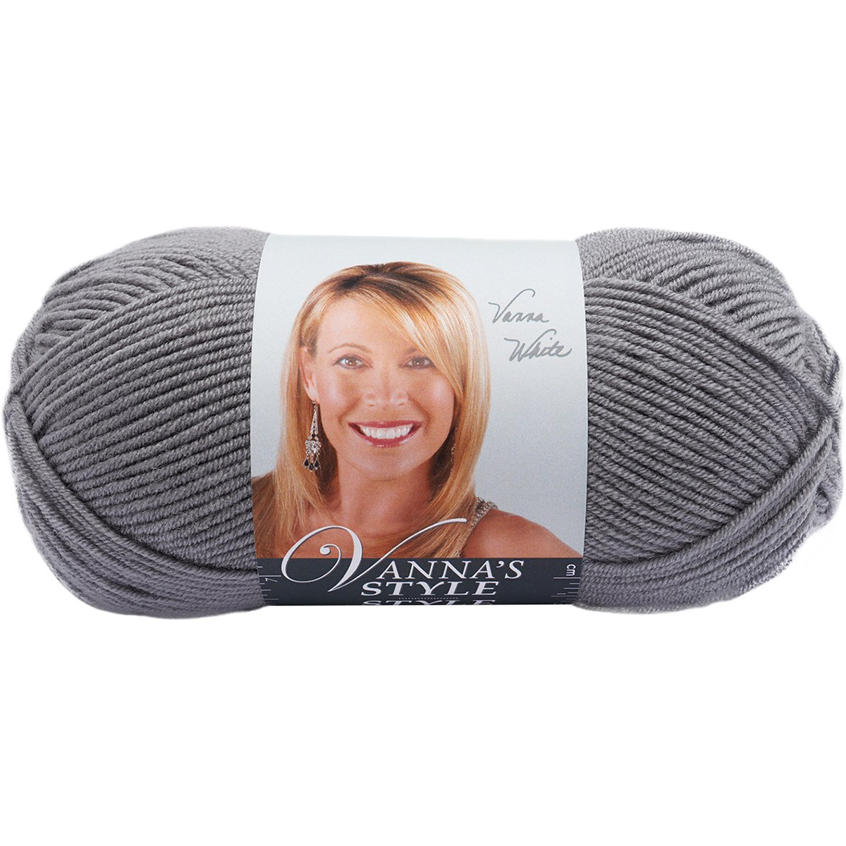 Lion Brand Yarn 867-149 Vanna's Style Silver - Premium Knitting & Crochet Yarn for Scarves, Blankets & DIY Crafts