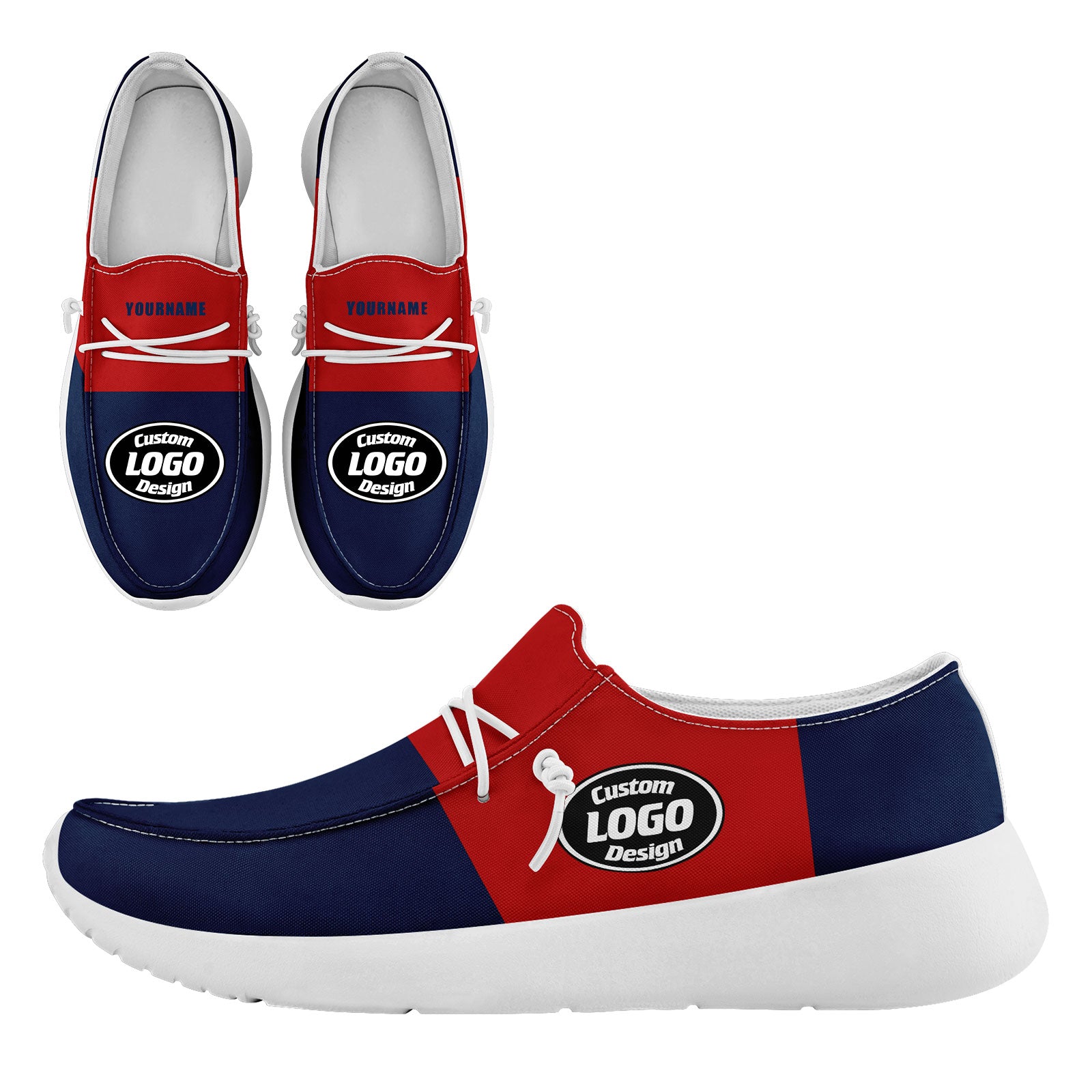 Custom Gray Red Blue New England Jacket & Sports Shoes Combo – Personalized Matching Outfit for Men | Gym, Running, Casual Wear | D020294-26