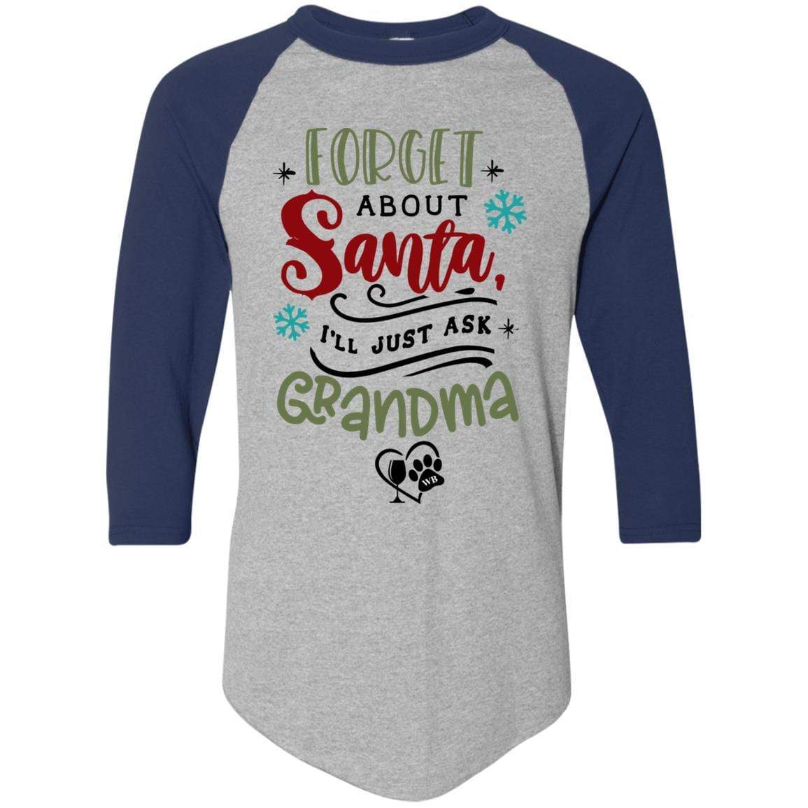 WineyBitches.Co Colorblock Raglan Jersey - Women's Trendy Baseball Tee for Casual Wear & Night Out