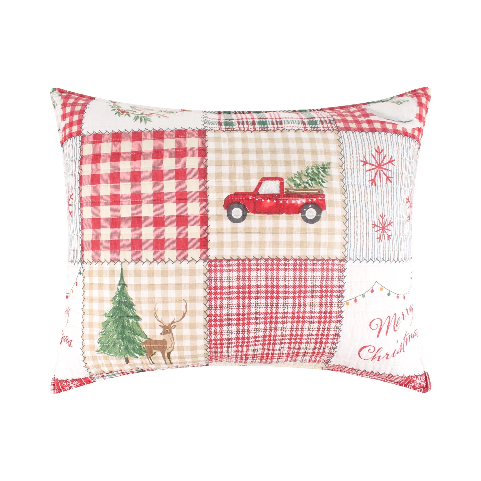 Cozy Christmas Quilt Set - Festive Holiday Bedding for Winter Decor - Perfect for Family Gatherings & Cozy Nights