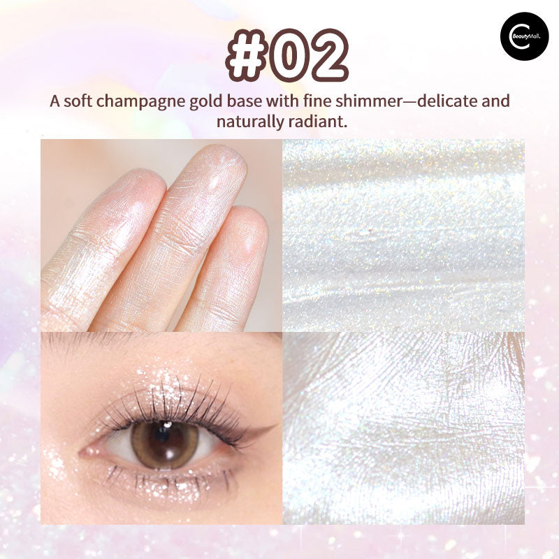 GOGOTALES Single Tone Highlighter Balm - Natural Glow Makeup for Cheeks & Eyes | Perfect for Daytime & Nighttime Looks