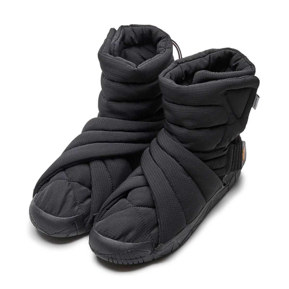 Vibram FUROSHIKI Futon Hi Black - Lightweight & Flexible Sneakers for Running, Walking & Outdoor Activities | Comfortable & Durable for Travel, Gym & Casual Wear