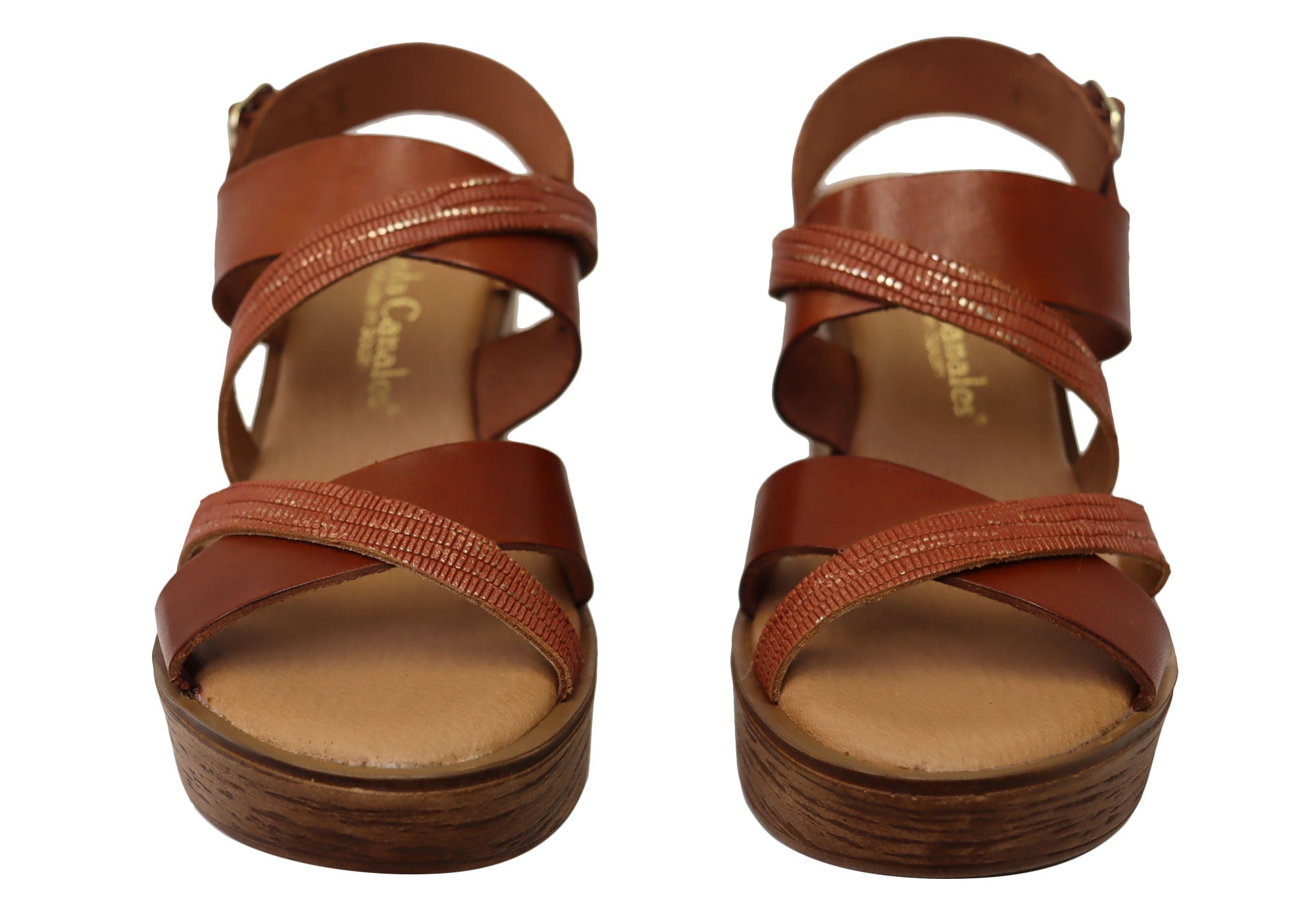 Lola Canales Brooke Women's Spanish Leather Wedge Sandals - Comfortable & Stylish for Summer, Beach, and Casual Outings
