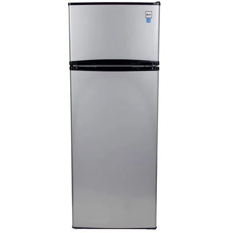 Avanti 21.75 Inch Freestanding Top Freezer Refrigerator - 7.3 Cu. Ft. Energy Efficient Compact Fridge for Apartments, Dorms & Small Kitchens (Model RA733B3S) - Perfect for Beverages, Snacks & Meal Prep