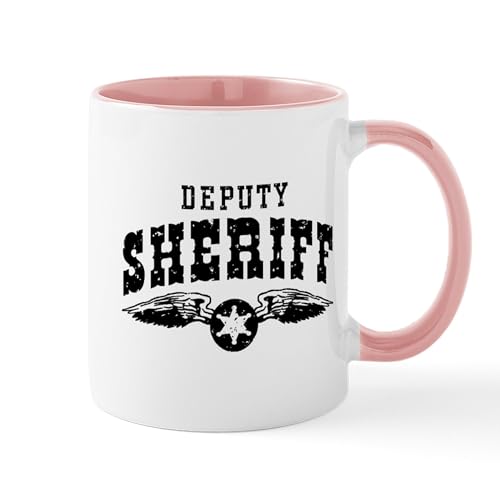 White/Pink Inside - Deputy Sheriff Mug
