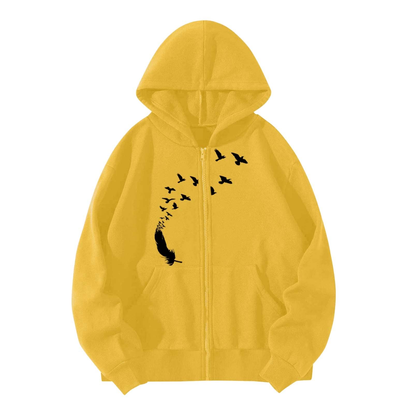 Women's Oversized Zip Up Hoodie - Casual Long Sleeve Pocket Sweatshirt with Snap Down Front | Cozy Pullover for Lounge, Travel & Streetwear Fashion